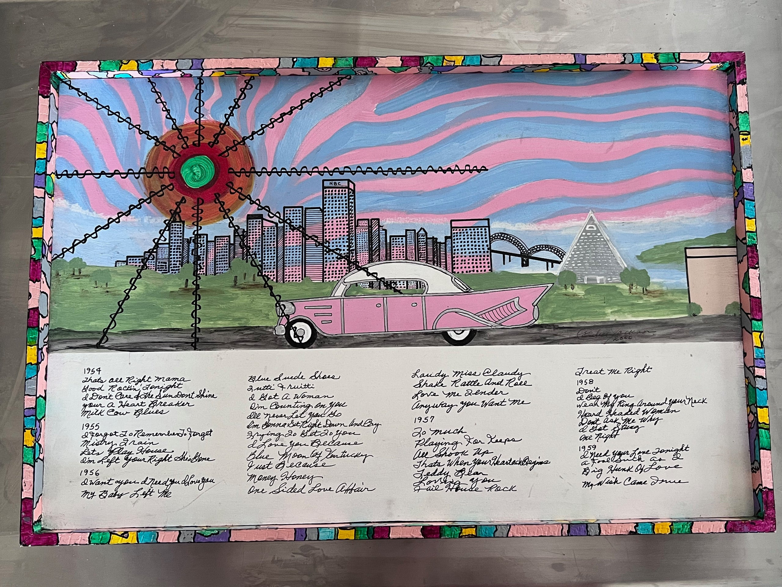 Cordell Jackson Memories of the 50s Painting