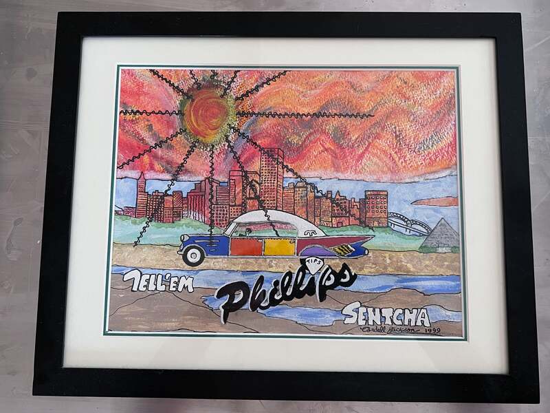 Cordell Jackson Tell 'Em Phillips Sentcha Painting